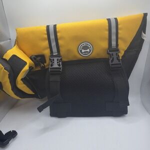 Vivaglory Dog Life Jacket Medium NWT Yellow Reflective Pet Flotation Vest